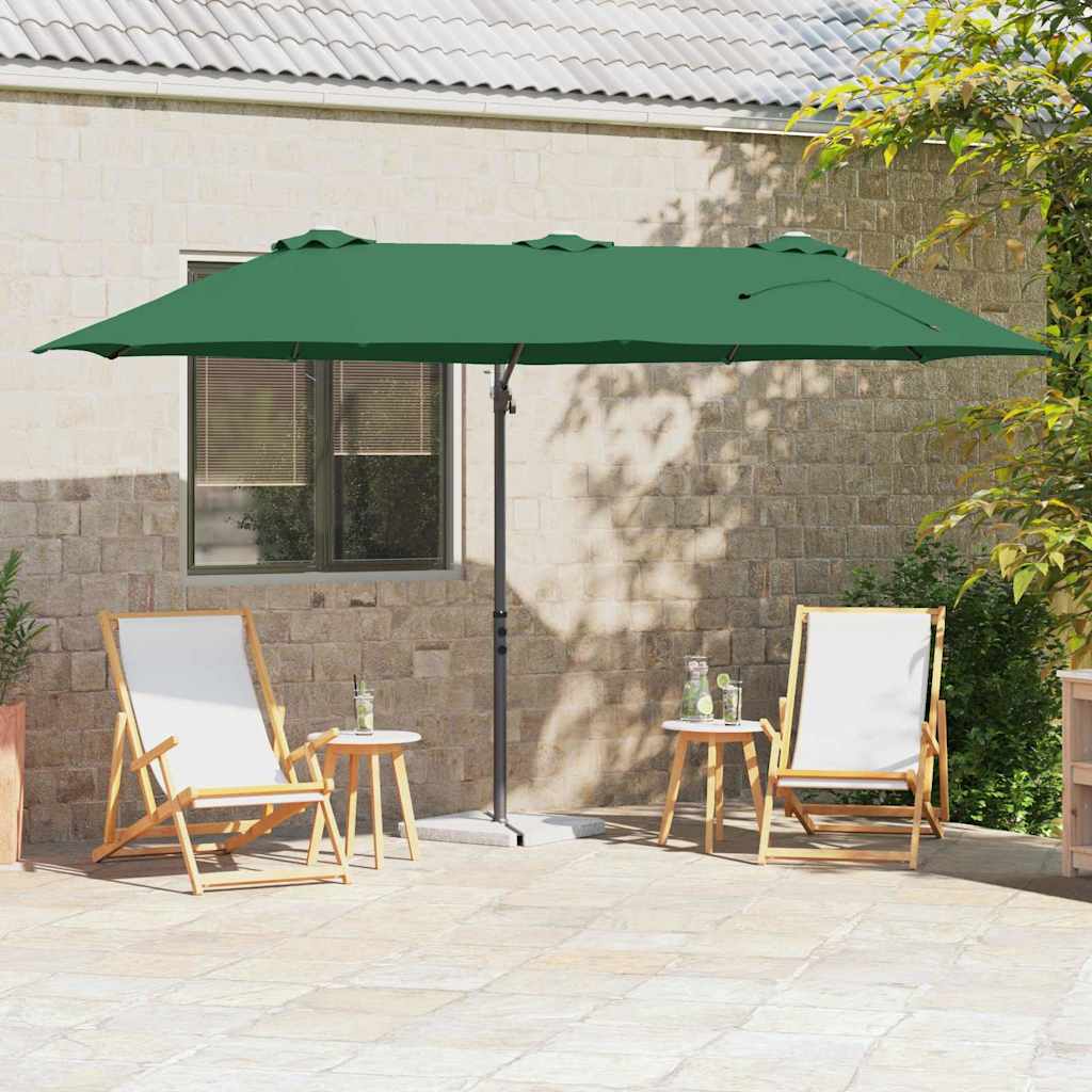 Parasol 372 X 198 X 243 Cm Polyester En Aluminium